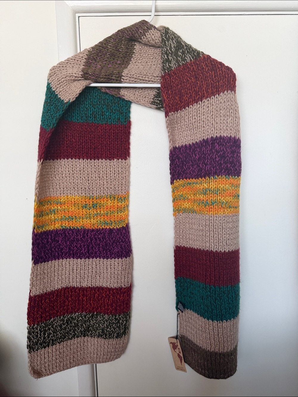 🆕 alpaca knit scarf